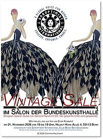 Plakat des Vintage Sale 2026